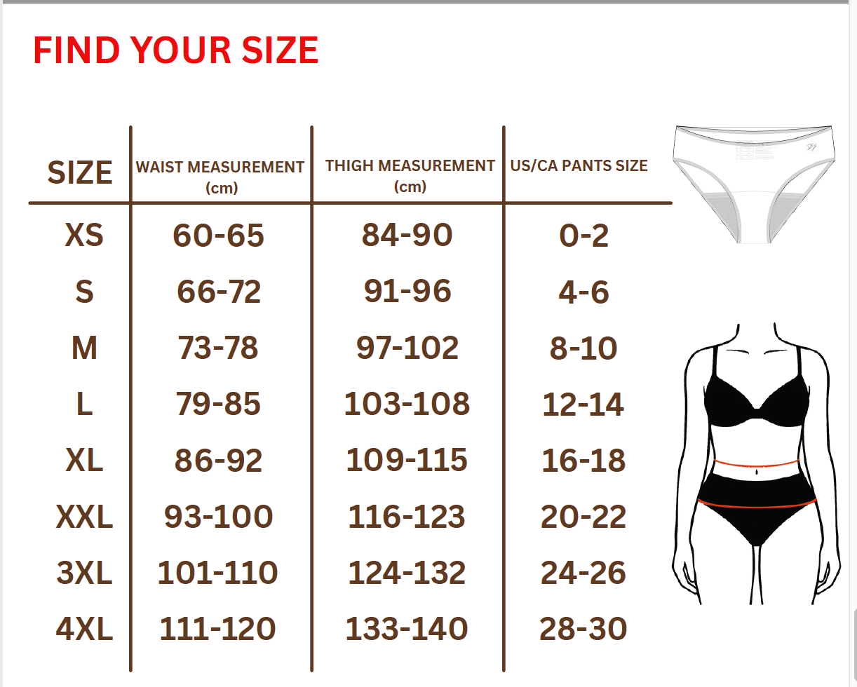 Salam Period Panties in Brown