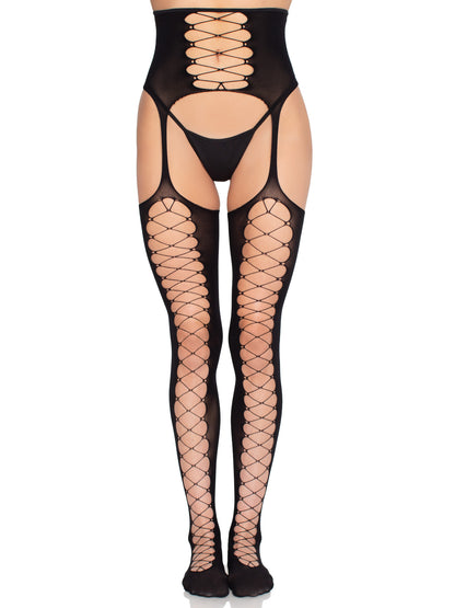 Lyra Garter Belt Stockings