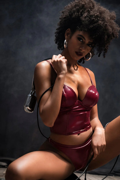 Provocative Rebel Bustier Set - Anastasia's Bedroom Lingerie