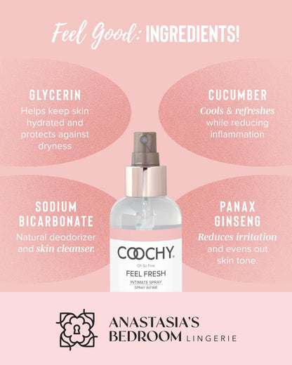 Oh So Fine Feel Fresh Intimate Spray - Peony Prowess 4oz | 118mL - Anastasia's Bedroom Lingerie