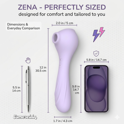 Zena, Dual-Ended Clitoral and G-Spot Vibrator