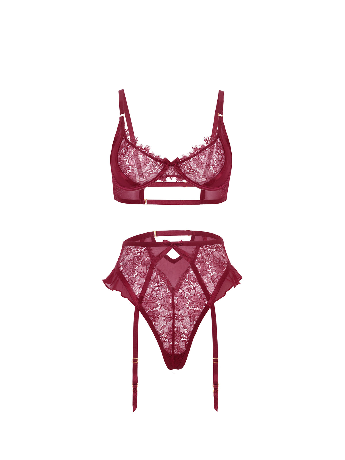 Anastasia's Bedroom Lingerie Margot two-piece set featuring a stylish bra and matching panties in soft fabric.