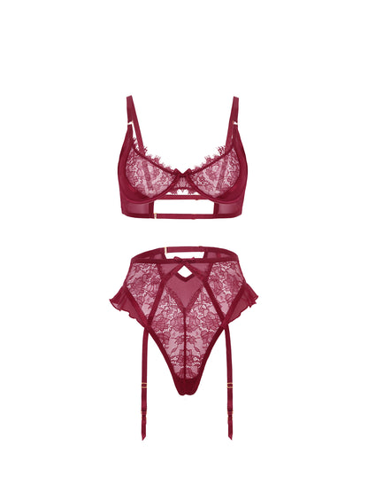 Anastasia's Bedroom Lingerie Margot two-piece set featuring a stylish bra and matching panties in soft fabric.