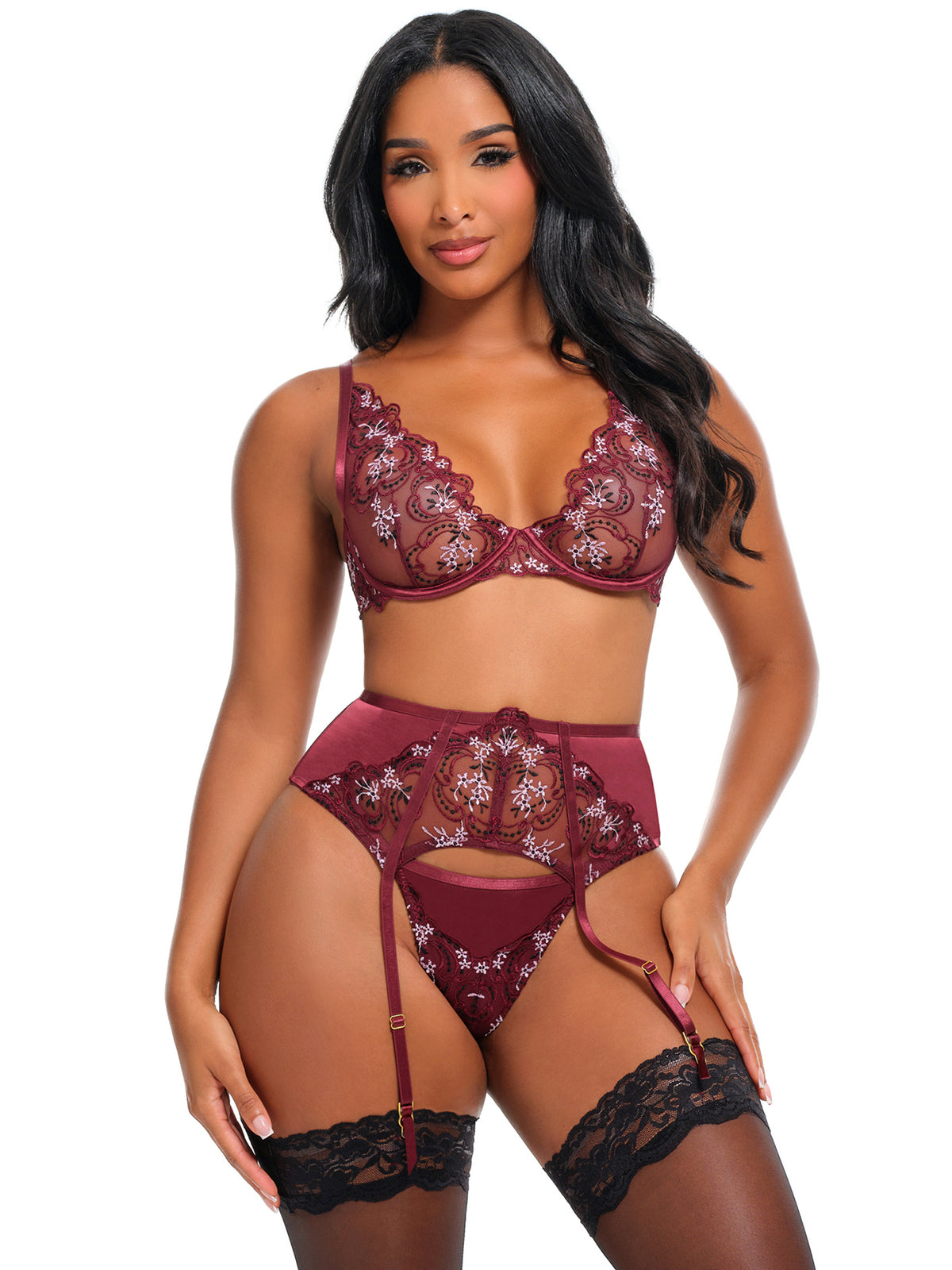 Anastasia's Bedroom Lingerie Eloise Set featuring a delicate, feminine lingerie set with lace details and soft pastel colors.