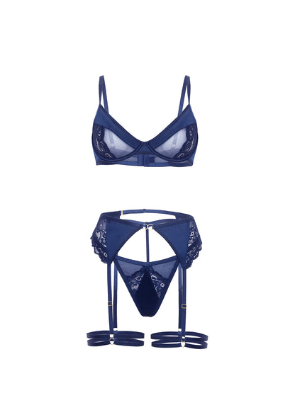 Anastasia's Bedroom Lingerie Doreen Set featuring a stylish, comfortable bra and matching panties in soft fabric.