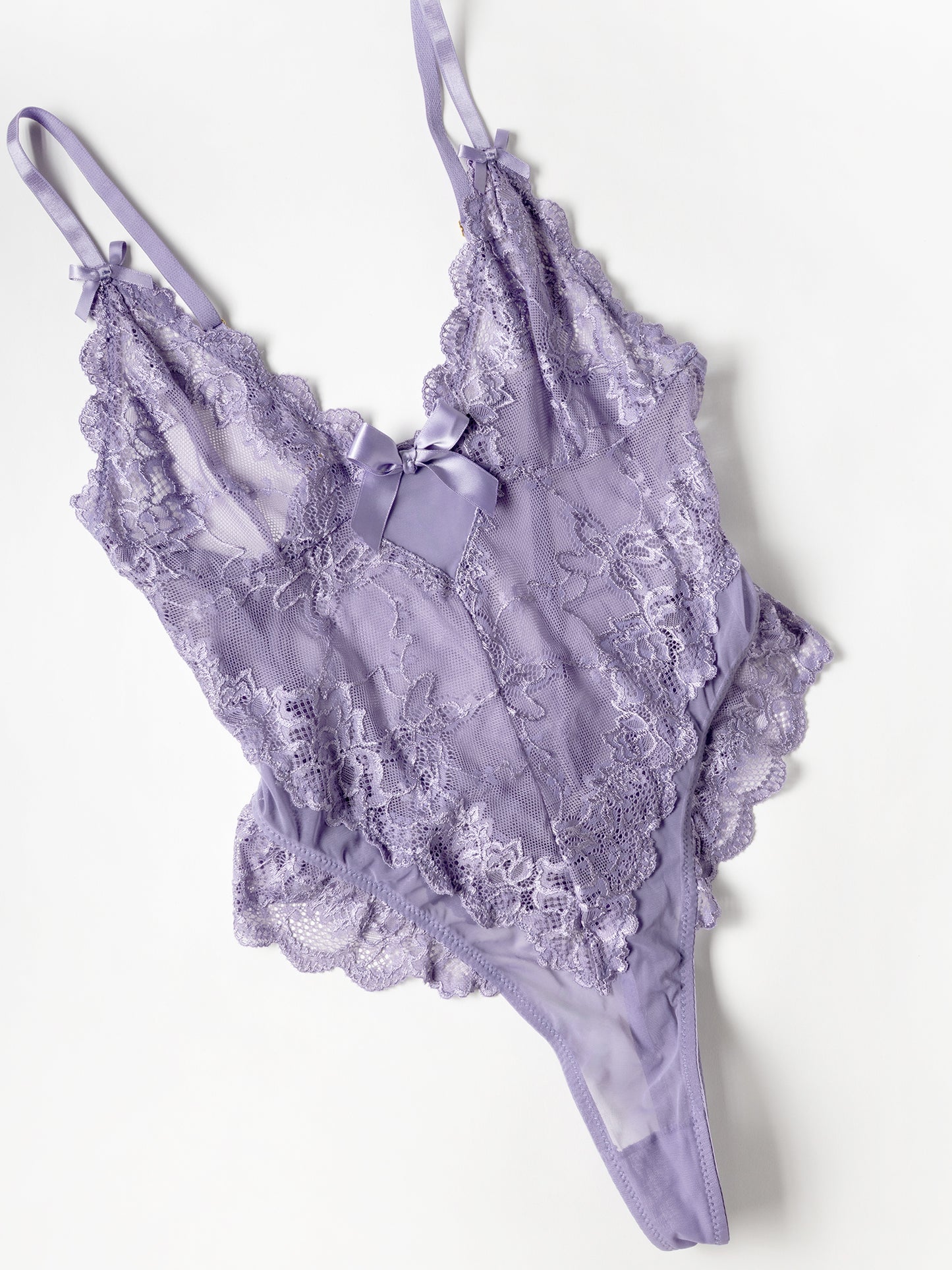 Valentine Teddy in Purple - Anastasia's Bedroom Lingerie