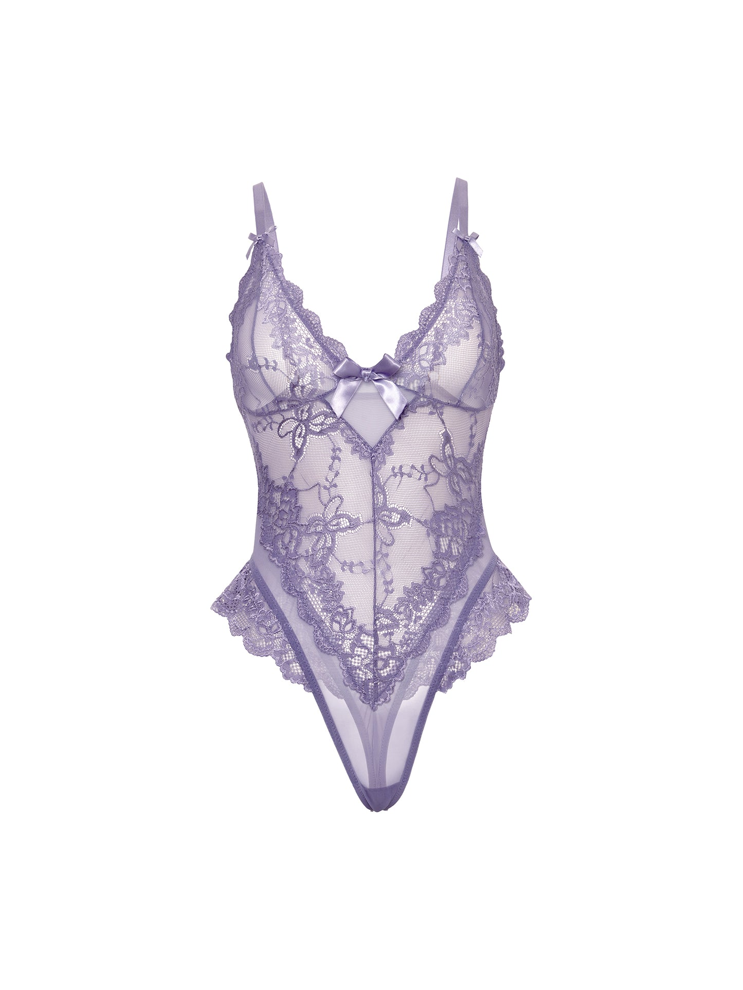 Valentine Teddy in Purple - Anastasia's Bedroom Lingerie