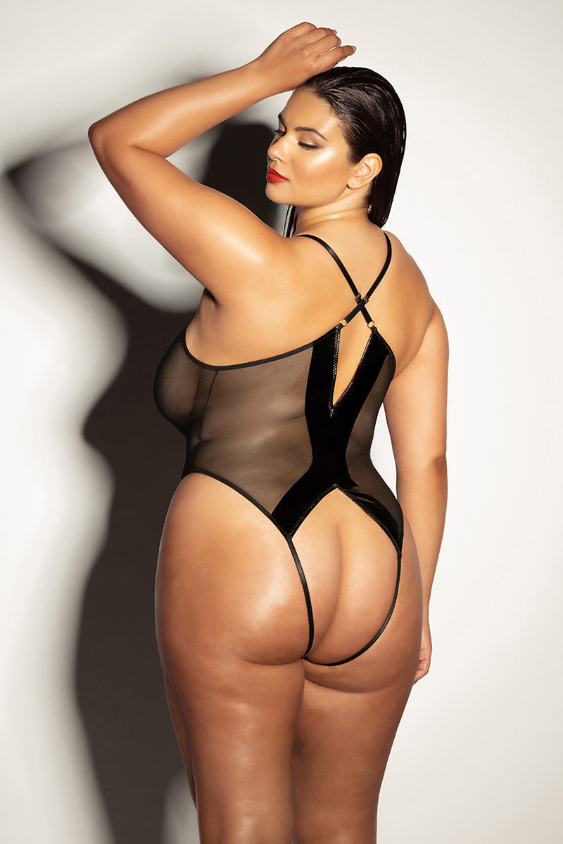 Fetish Finesse Sheer Teddy - Anastasia's Bedroom Lingerie