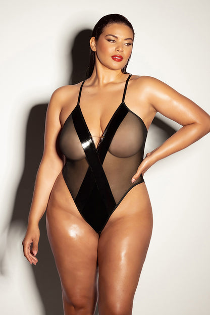 Fetish Finesse Sheer Teddy - Anastasia's Bedroom Lingerie