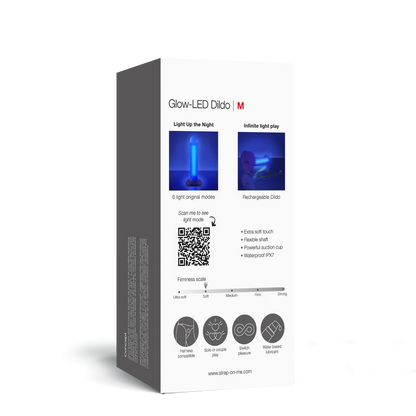 Glow LED Dildo - M - Anastasia's Bedroom Lingerie