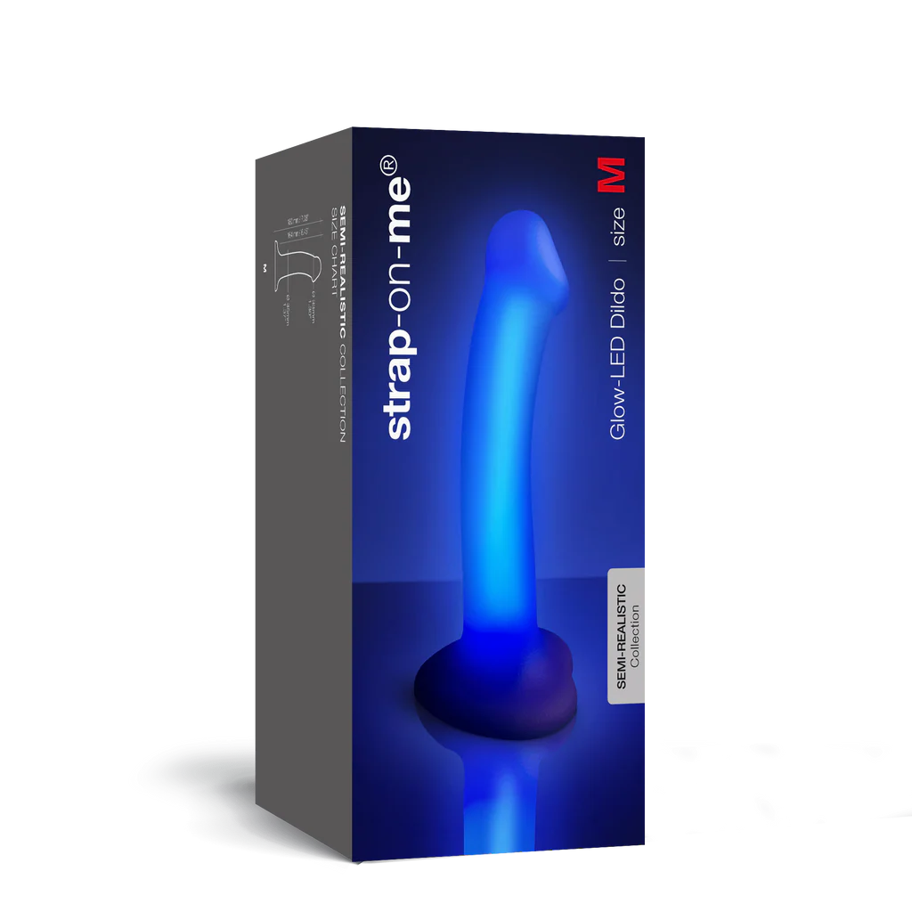 Glow LED Dildo - M - Anastasia's Bedroom Lingerie