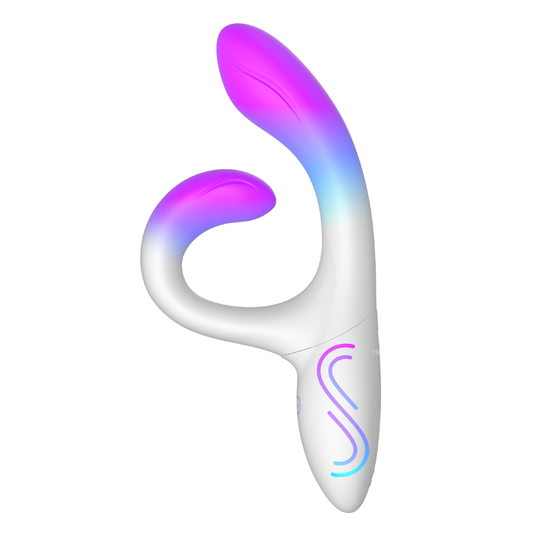 Illumination by Paradise Rabbit Vibrator in soft silicone with realistic design and flexible ears for gentle stimulation.