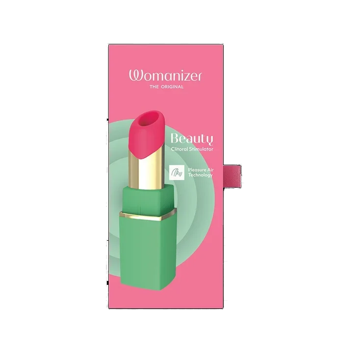 Lipstick Clitoral Stimulator in Green and Pink - Anastasia's Bedroom Lingerie