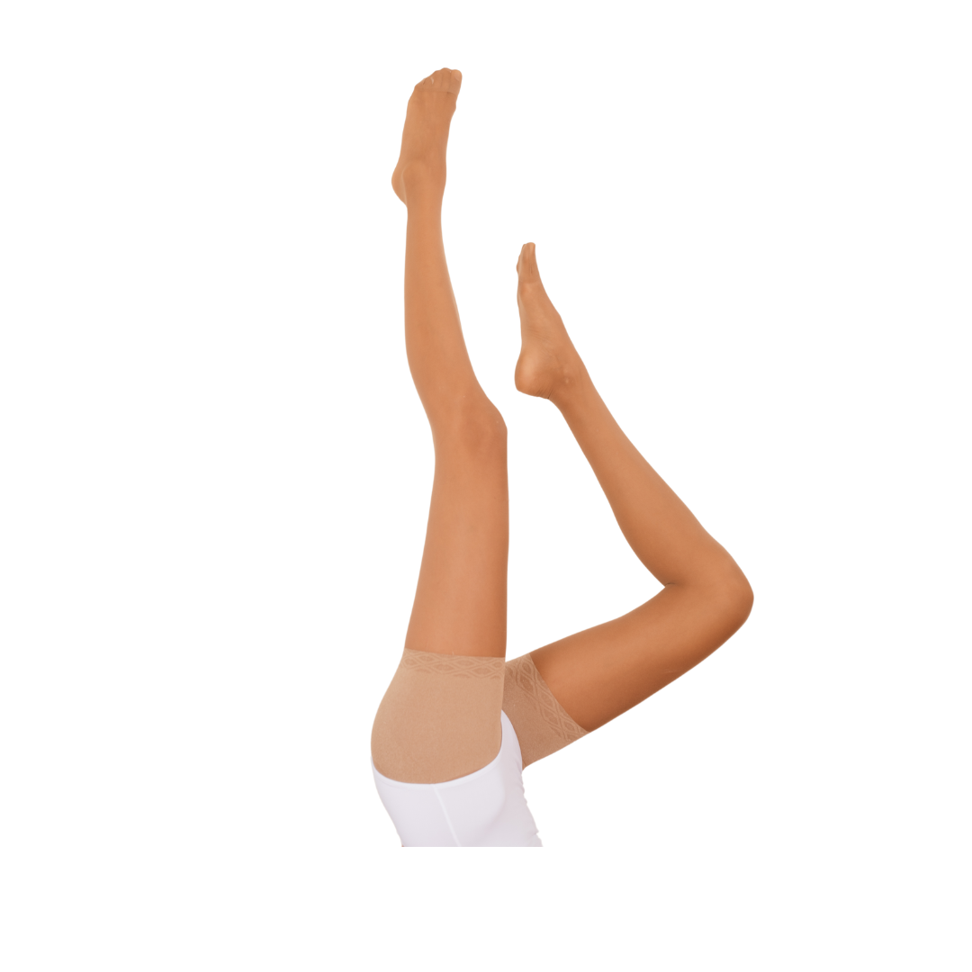 Sheer Contour Tights in Ivory - Anastasia's Bedroom Lingerie