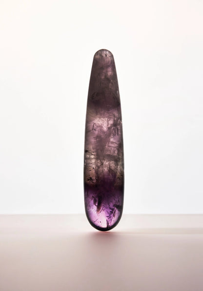 Amethyst Original Crystal Wand by Anastasia's Bedroom Lingerie, featuring a polished purple amethyst crystal with pointed tip.