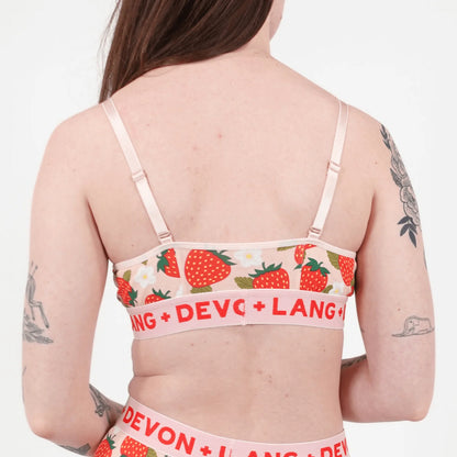 Bria Bralette in Wild Strawberries