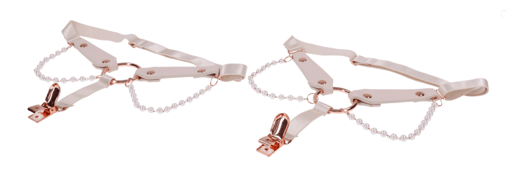 Peaches 'n CreaMe Pearl Garters - Anastasia's Bedroom Lingerie