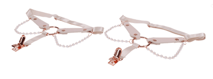 Peaches 'n CreaMe Pearl Garters - Anastasia's Bedroom Lingerie