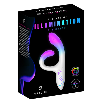 Illumination by Paradise Rabbit Vibrator with realistic design, soft silicone texture, and ergonomic shape for comfortable use.