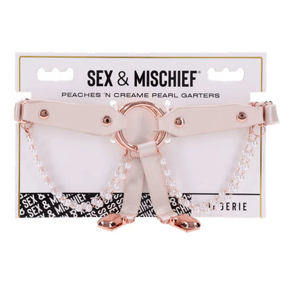 Peaches 'n CreaMe Pearl Garters - Anastasia's Bedroom Lingerie