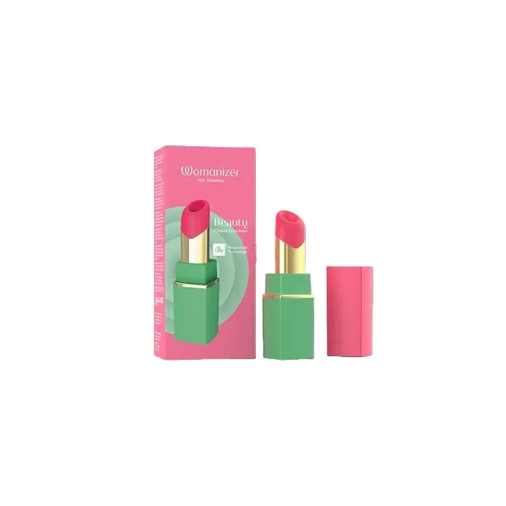 Lipstick Clitoral Stimulator in Green and Pink - Anastasia's Bedroom Lingerie