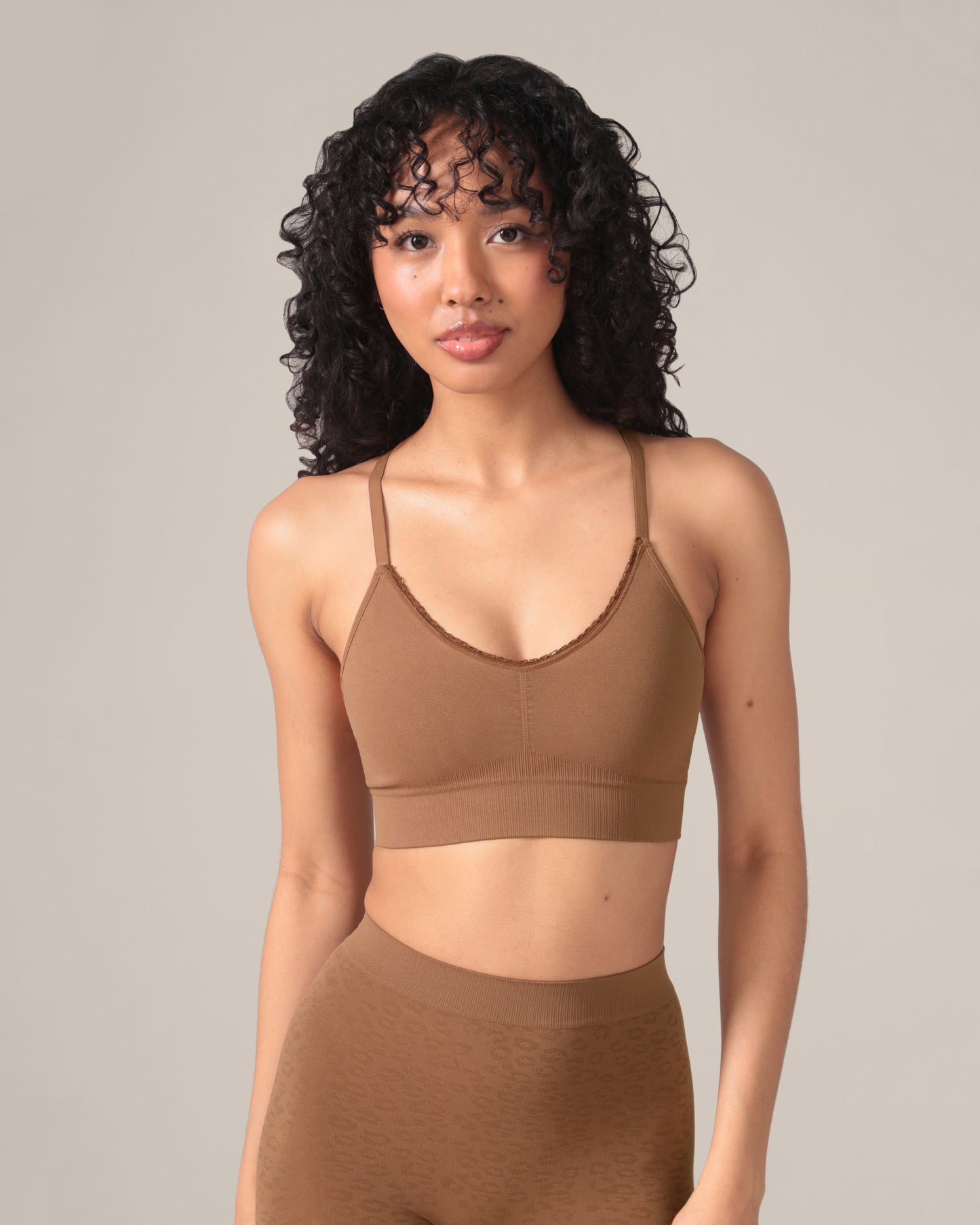 Leopard Soft Touch Seamless Bralette