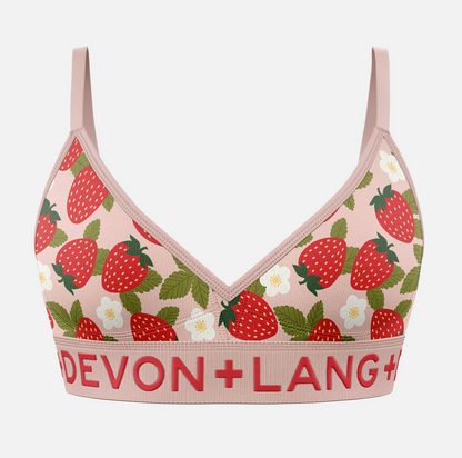 Bria Bralette in Wild Strawberries