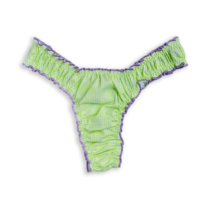 Screenshot of Anastasia's Bedroom Lingerie La Sophie Cotton Thong, featuring soft cotton fabric and minimal coverage for comfortable wear.