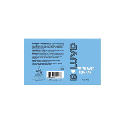 B-Luvd Water-Based Lubricant