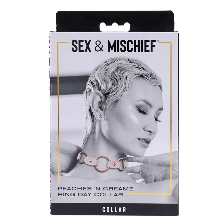 Peaches ‘N CreaMe Ring Day Collar - Anastasia's Bedroom Lingerie