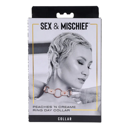 Peaches ‘N CreaMe Ring Day Collar - Anastasia's Bedroom Lingerie