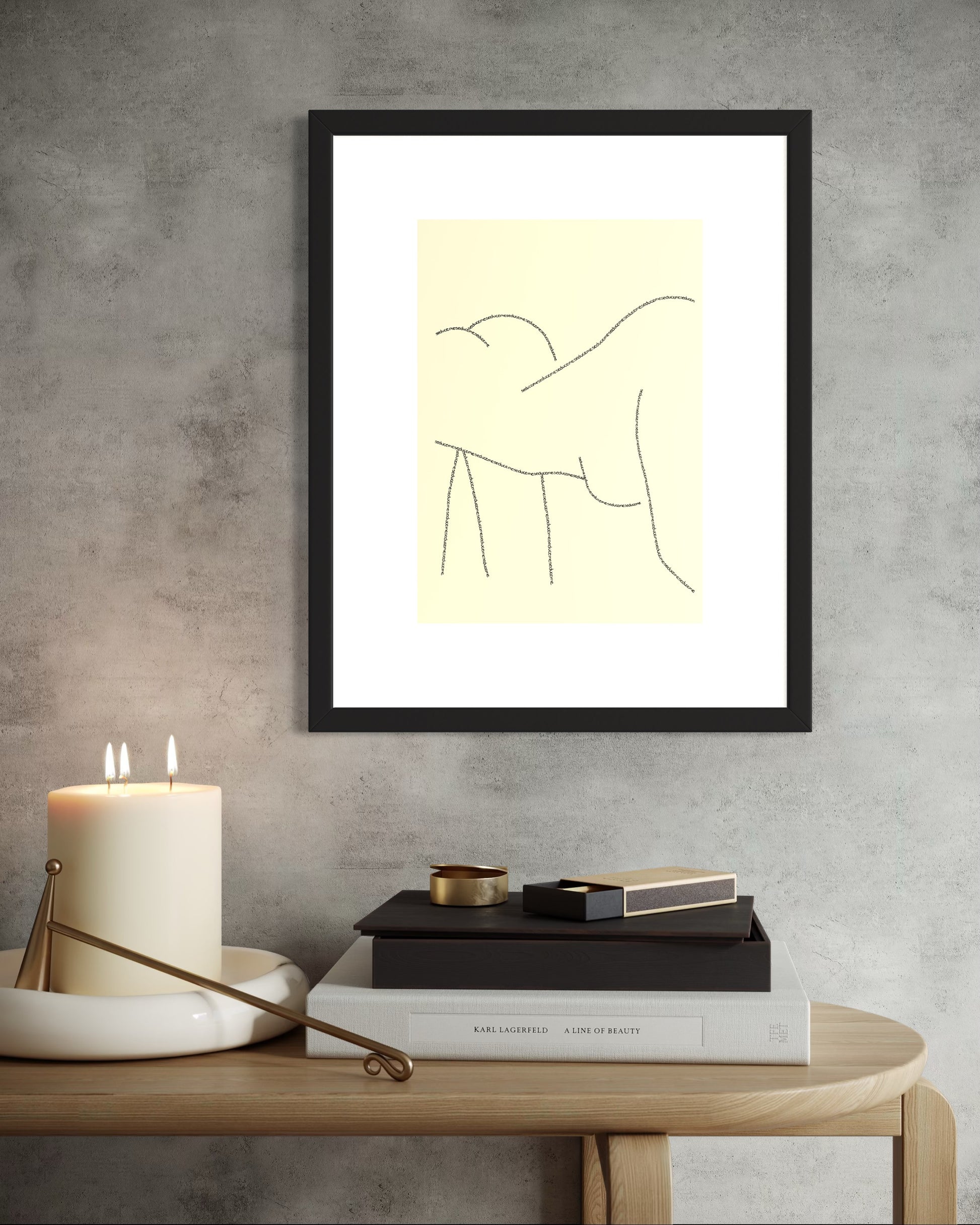 “Seduce Me” — A Collaborative Artwork by Esther Duval - Anastasia's Bedroom Lingerie