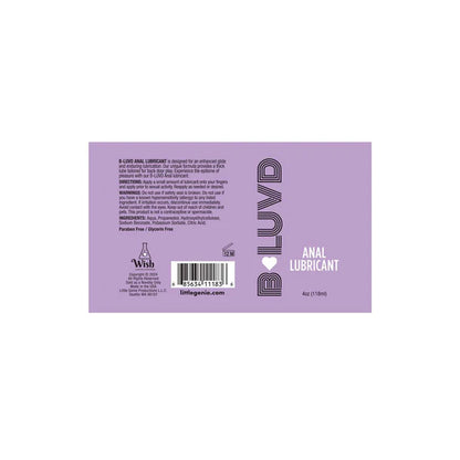 B-Luvd Anal Lubricant