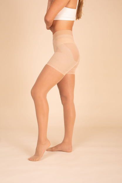 Sheer Contour Tights in Ivory - Anastasia's Bedroom Lingerie