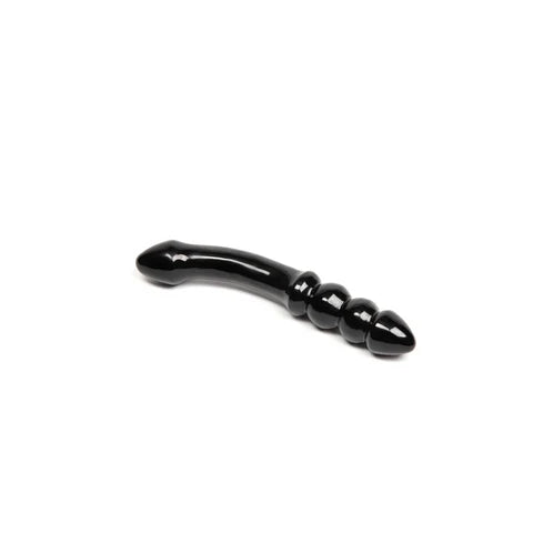 Anastasia's Bedroom Lingerie Viper Wand, sleek black sex toy with textured design for intimate pleasure, close-up shot.